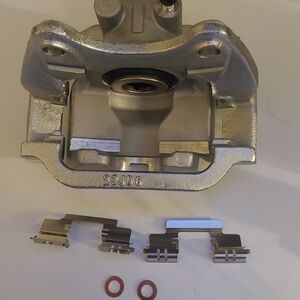 Silver Brake Caliper with Accessories